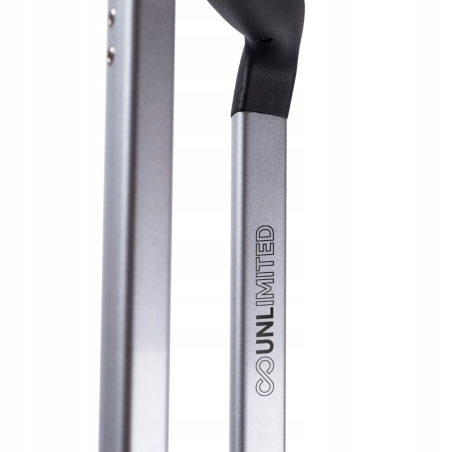 Walizka twarda duża UNLIMITED MGN01 L SILVER PURPLE 97 l