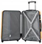 Walizka WINGS twarda duża ABS KST01 L BLACK 97 l