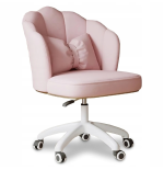 Obrotowy fotel biurowy, krzesło do pracowni, dla dziecka BUENO RÓŻOWE