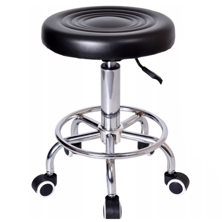 Fotel, krzesło, SOLO obrotowy na kółkach do zakładu kosmetycznego do warsztatu