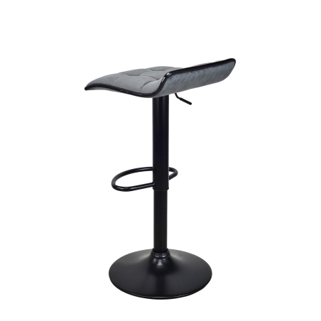 Hoker barowy, kuchenny, VIA VELVET CIEMNOSZARY BL