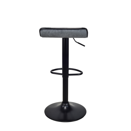 Hoker barowy, kuchenny, VIA VELVET CIEMNOSZARY BL