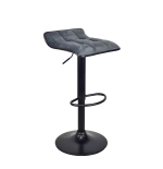 Hoker barowy, kuchenny, VIA VELVET CIEMNOSZARY BL