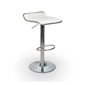 Hoker regulowany, kuchenny, barowy VIA biały Eco
