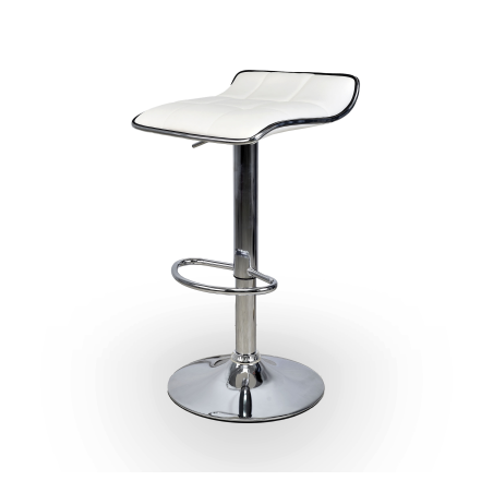 Hoker regulowany, kuchenny, barowy VIA biały Eco