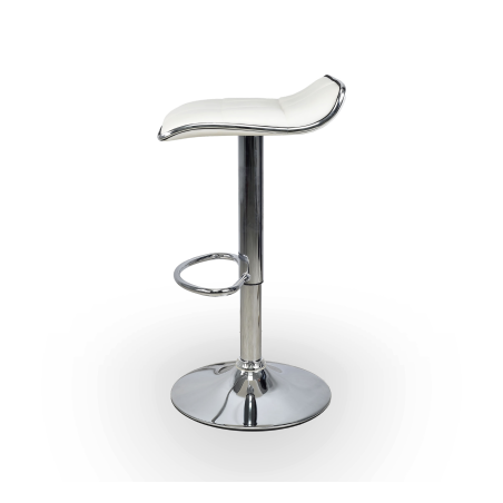 Hoker regulowany, kuchenny, barowy VIA biały Eco