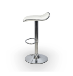 Hoker regulowany, kuchenny, barowy VIA biały Eco