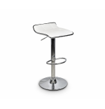 Hoker regulowany, kuchenny, barowy VIA biały Eco