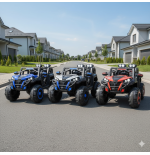 AUTO BUGGY PERFORMANCE WHITE NA AKUMULATOR, MOCNY, BEZPIECZNY