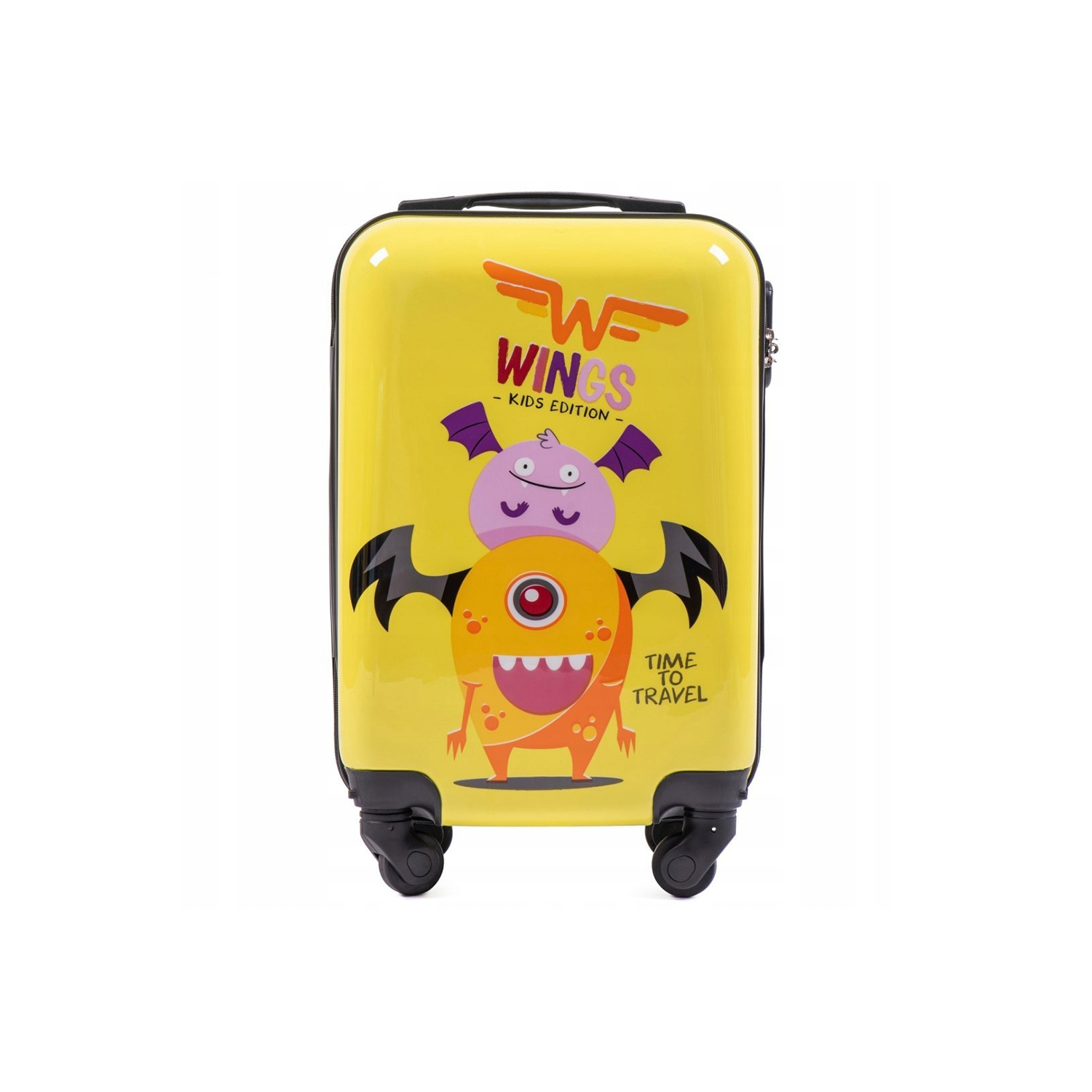 Wings Walizka twarda kabinowa poliwęglan (polikarbonat) PC-KD01-MON-S 33 l