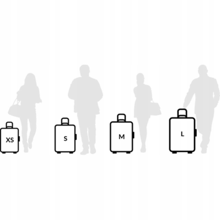 Wings Walizka twarda kabinowa poliwęglan (polikarbonat) PC-KD01-MON-S 33 l