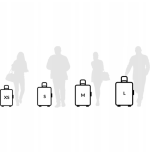 Wings Walizka twarda kabinowa poliwęglan (polikarbonat) PC-KD01-MON-S 33 l