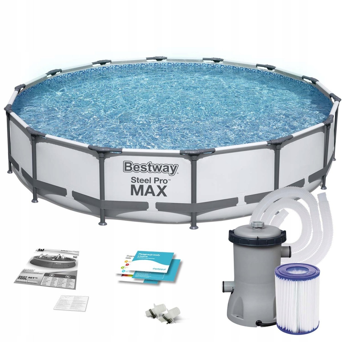 Basen stelażowy okrągły 10220L Bestway 56595