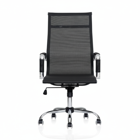Fotel obrotowy EXCLUSIVE Fotel do gabinetu siatkowany Czarny przewiewny