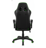 Fotel gamingowy, obrotowy, do biura, czarno zielony nowoczesny wytrzymały