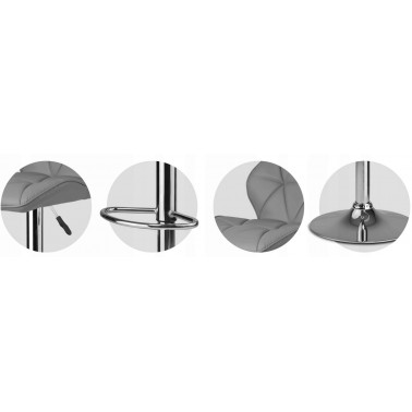 Hoker regulowany Sevilla szary Eco