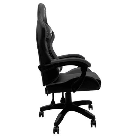 Fotel gamingowy, obrotowy, do biura, czarny nowoczesny