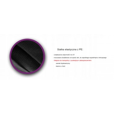 TRAMPOLINA OGRODOWA 8FT-252CM BLUE JUST FUN