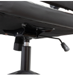 Fotel gamingowy, obrotowy, do biura, czarno zielony nowoczesny