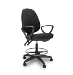 Krzesło biurowe obrotowe ARGO RING CZARNE Ergonomiczne wygodne