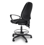 Krzesło biurowe obrotowe ARGO RING CZARNE Ergonomiczne wygodne