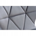 Krzesło RIPIANO VELVET 48 x 44 x 73 cm odcienie szarości 1 szt.