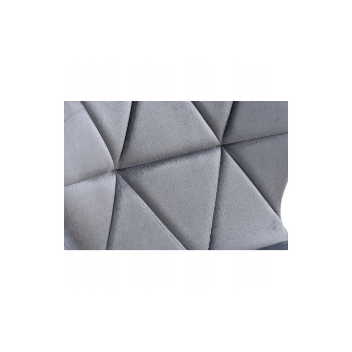Krzesło RIPIANO VELVET 48 x 44 x 73 cm odcienie szarości 1 szt.