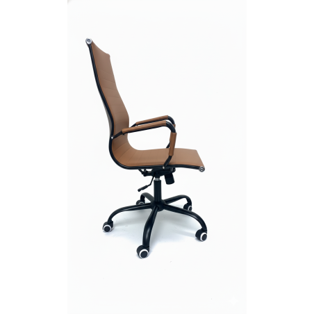 Fotel obrotowy EXCLUSIVE Fotel do gabinetu Brązowy stylowy