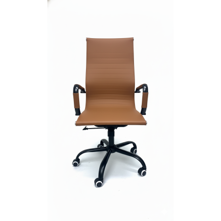 Fotel obrotowy EXCLUSIVE Fotel do gabinetu Brązowy stylowy