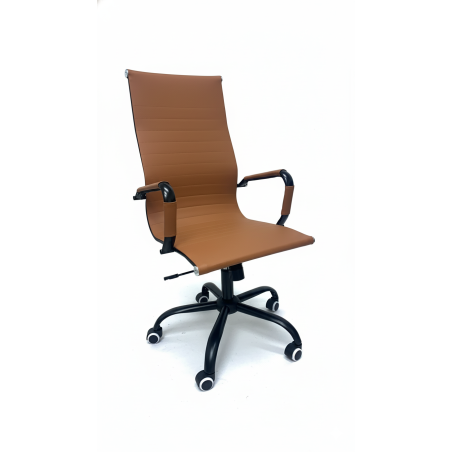Fotel obrotowy EXCLUSIVE Fotel do gabinetu Brązowy stylowy