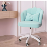 Obrotowy fotel biurowy, krzesło do pracowni, dla dziecka BUENO Turkusowe