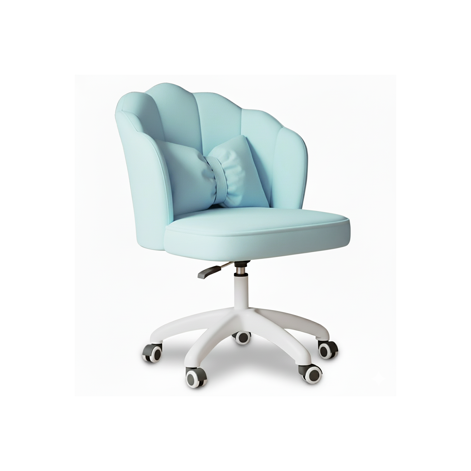 Obrotowy fotel biurowy, krzesło do pracowni, dla dziecka BUENO Turkusowe