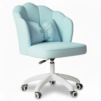 Obrotowy fotel biurowy, krzesło do pracowni, dla dziecka BUENO Turkusowe