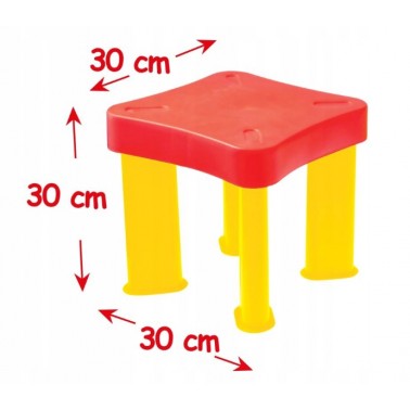 Stolik piknikowy dla dzieci + 2x taboret MOCHTOYS