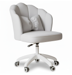 Obrotowy fotel biurowy, krzesło do pracowni, dla dziecka BUENO SZARE