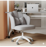 Obrotowy fotel biurowy, krzesło do pracowni, dla dziecka BUENO SZARE