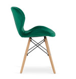 Krzesło RIPIANO VELVET GREEN 1SZT
