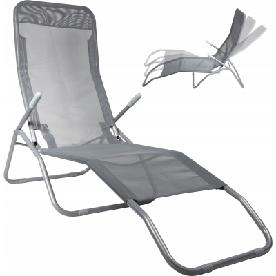 Leżak Basic ZERO GRAVITY szary