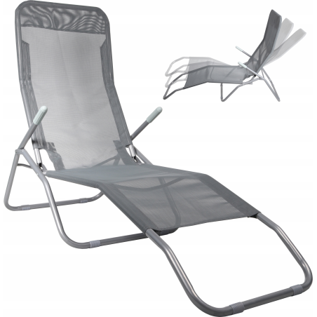 Leżak Basic ZERO GRAVITY szary