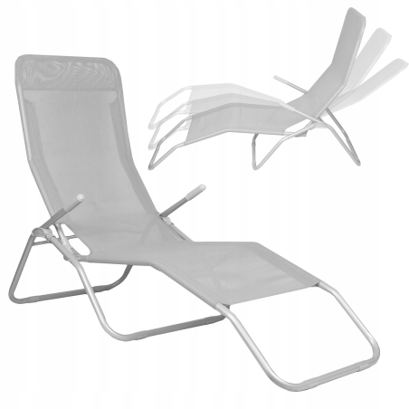 Leżak Basic ZERO GRAVITY szary