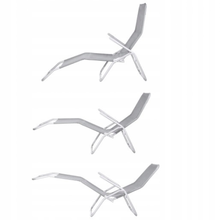 Leżak Basic ZERO GRAVITY szary