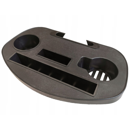 Półka, podstawka, tacka do leżaka czarna