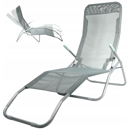 Leżak Basic ZERO GRAVITY szary