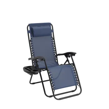 Leżak wzmacniany ZERO GRAVITY Niebieski