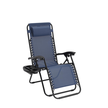 Leżak wzmacniany ZERO GRAVITY Niebieski