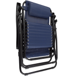 Leżak wzmacniany ZERO GRAVITY Niebieski