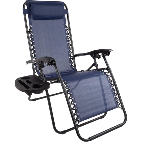 Leżak wzmacniany ZERO GRAVITY Niebieski