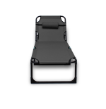 Leżak leżanka NEON szary