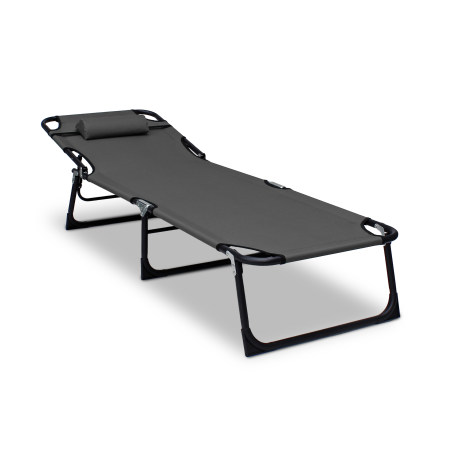 Leżak leżanka NEON szary