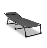 Leżak leżanka NEON szary